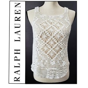 Ralph Lauren Crochet Blouse